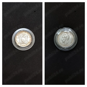 Moneda argint 1 Decimo, ECUADOR, 1915