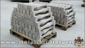 Stâlpișori, baluștri, popici, mosoare, din beton, model B3. - imagine 3