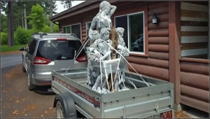 Ornamente de grădină, din beton, la domiciliu. - imagine 2