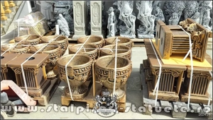 Poducâtor statui pentru curte și grădină. - imagine 2