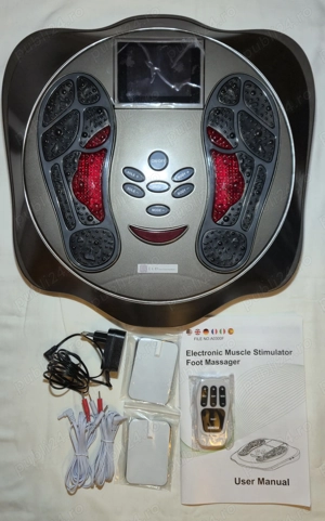 Dispozitiv de masaj EMS pentru picioare cu infraroșu