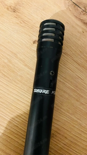 Microfon Shure PG81   condenser instrument, baterie + phantom - imagine 4