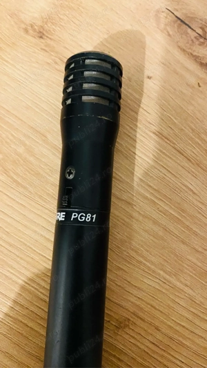 Microfon Shure PG81   condenser instrument, baterie + phantom - imagine 5