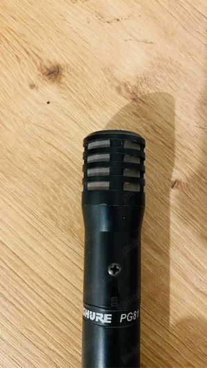 Microfon Shure PG81   condenser instrument, baterie + phantom
