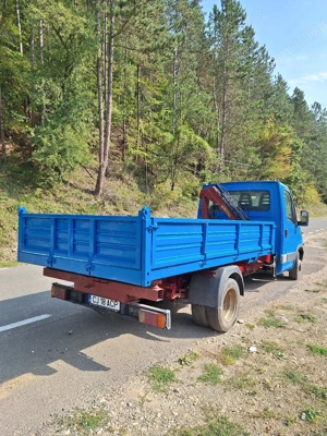 vând Iveco daily basculabil cu macara  - imagine 3