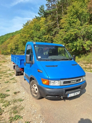 vând Iveco daily basculabil cu macara  - imagine 10