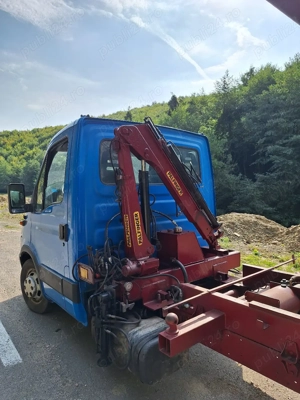 vând Iveco daily basculabil cu macara  - imagine 6