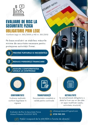 Evaluari de Risc la Securitate Fizica