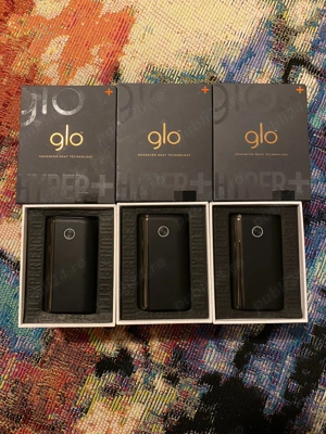 Glo Oferta Kit tigara electronica NOU glo hyper+ UNIQ Black - de la 30 lei transport inclus in pret