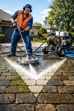 Curățare curți și alei cu jet de apă    Timișoara - imagine 3