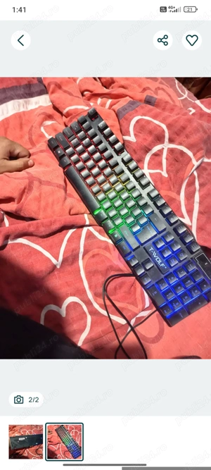 Vând controller wireless și tastatură PC