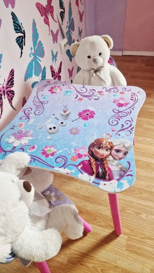 Masuta lemn cu scaune Frozen