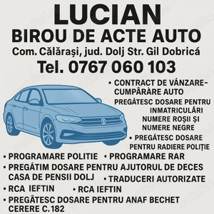 Acte auto în comuna Călărași județul Dolj  - imagine 2