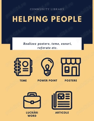 Realizez lucrări didactice, referate, proiecte etc. 