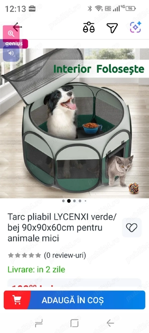 Tarc pliabil pisici  - imagine 5