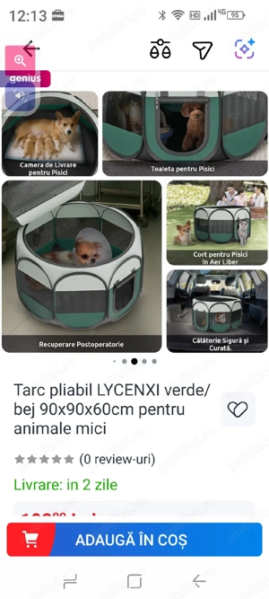 Tarc pliabil pisici  - imagine 2