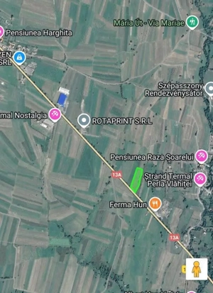 Teren intravilan de 5.414 mp situat în Vlăhița, pe DN13A - imagine 2