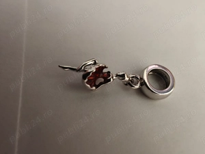 Charm argint balerina
