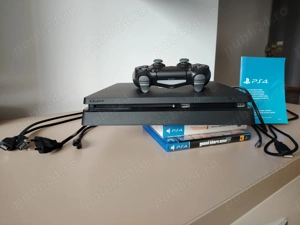Consola PlayStation 4 Black 500Gb Slim (f. putin folosita, ca noua) - imagine 2