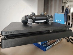 Consola PlayStation 4 Black 500Gb Slim (f. putin folosita, ca noua) - imagine 3
