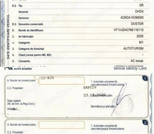 Duster 1.5 dCi Model 2021. Istoric service la zi. TVA deductibil. - imagine 10