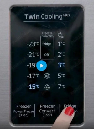 Frigider cu doua usi Samsung RT38K5530S9 EO, 384 l,  Inox - imagine 3