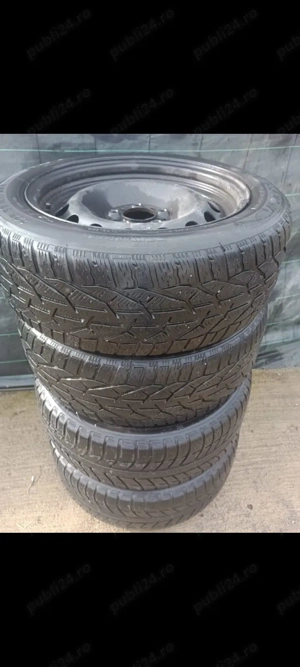 Jante de tablă BMW+cauciucuri de iarnă  225-50 r17 