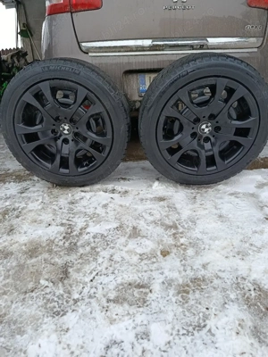 Jante de tablă BMW+cauciucuri de iarnă  225-50 r17  - imagine 5