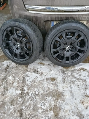 Jante de tablă BMW+cauciucuri de iarnă  225-50 r17  - imagine 4
