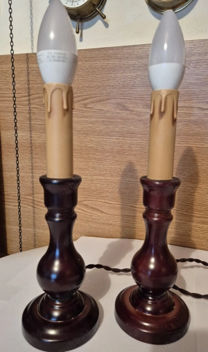 Set 2buc Sfeșnice vintage tip lumânare electrice funcționale