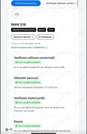 Bmw f10 2016 b47 facelift 2.0 diesel impecabila  - imagine 3