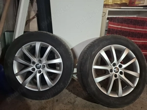 Jante originale Skoda Kodiaq 18″ 5x112 + anvelope Pirelli Scorpion 235/55 R18  VW TIGUAN SEAT