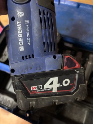 Vand masina de sertizat Geberit pe acumulator cu falci profil M - imagine 3