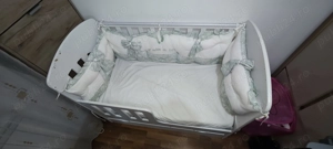 Patut bebe din lemn echipat