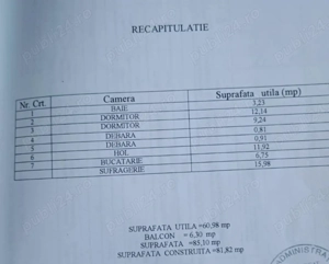 Apartament 3 camere de vânzare Slobozia  - imagine 7