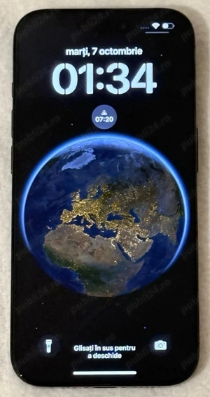 iPhone 15 Pro NOU 256GB 100% stare baterie - imagine 3