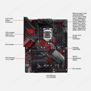 Placa de baza Asus Rog Strix Z390-H NOU Gaming LGA1151 ATX - imagine 4