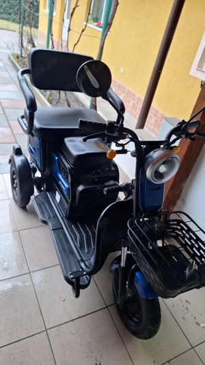 Tricicleta electrica ZT-16 LEKU - imagine 2