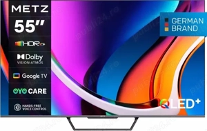 Televizor METZ 55 inch + 1 An Garantie Android TV 4K UHD QLED+