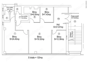 Theodor Pallady spatiu birouri suprafata 120 mp de inchiriat - imagine 11