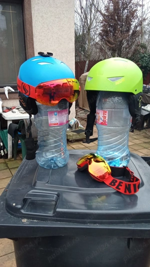 Vând casca și ochelari ski