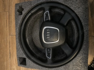 Volan Audi perfect funcțional,cu comenzi 