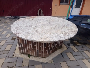 Placă circulară granit  - imagine 2