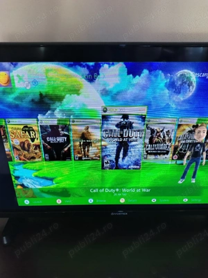 XBOX 360 cu 189 de jocuri.