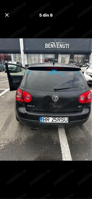 Golf 5GT An Fab 2007 Motor 2.0 170cp cutie manuala 6+1 pret 2600 vând urgent - imagine 5