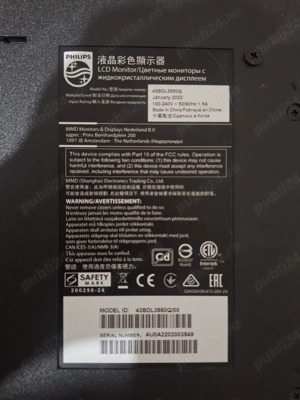 4K Monitor Profesional  Philips 43" Gaming sau firma - imagine 2
