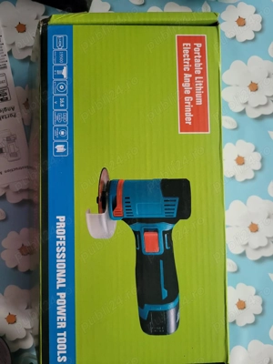 Polizor unghiular portabil cu motor electric fara perii, nou nefolosit cu ambalaj original - imagine 4