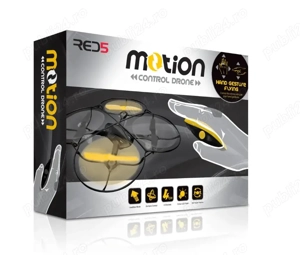 Jucărie mini-dronă RED5 Yellow Motion Control Drone