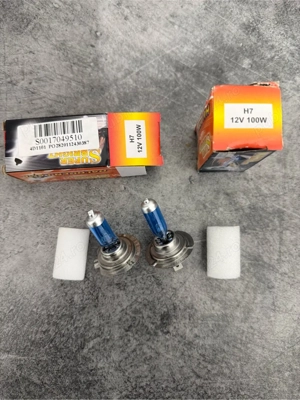 Becuri auto H7 albe 100W - imagine 3