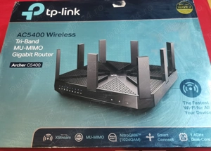 Router wireless TP-Link Archer C5400, mu-mimo tri-band gigabit usb - imagine 5